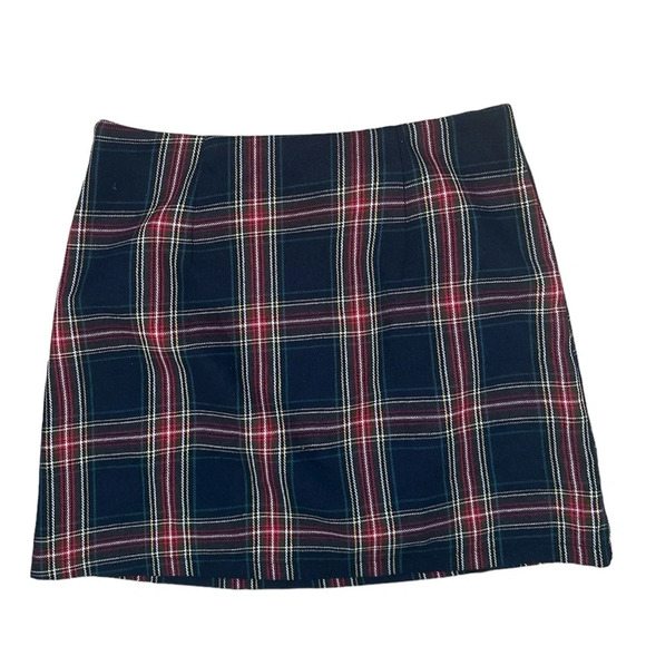 CUPSHE A Line  Plaid Large Mini Skirt BNWOT - Picture 1 of 3